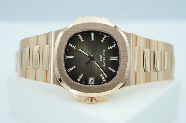 Patek PHILIPPE NAUTILUS 5711/1R ROSE GOLD BROWN DIAL 2021 NEW MOVEMENT FULL SET - Image 9