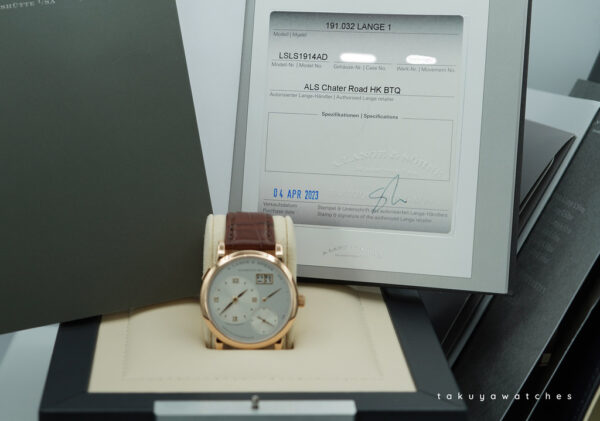A. Lange & Sohne LANGE 1 191.032 ROSE GOLD 38.5MM DEPLOYANT CLASP 2023 FULL SET - Image 2