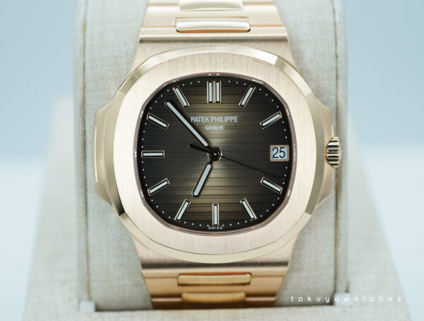 Patek PHILIPPE NAUTILUS 5711/1R ROSE GOLD BROWN DIAL 2021 NEW MOVEMENT FULL SET