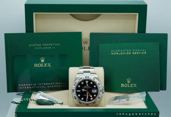 Rolex 226570 EXPLORER 2 BLACK DIAL NEW MODEL 2021 WARRANTY FULL SET - Image 2