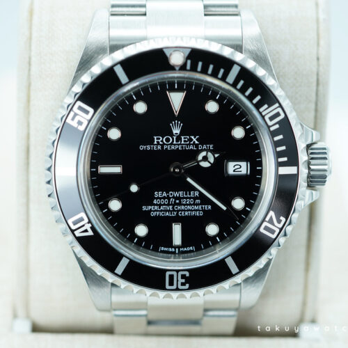 Rolex 16600 SEA-DWELLER 4000 NO HOLE CASE V SERIAL 2009 40MM RSC SERVICED FULL SET