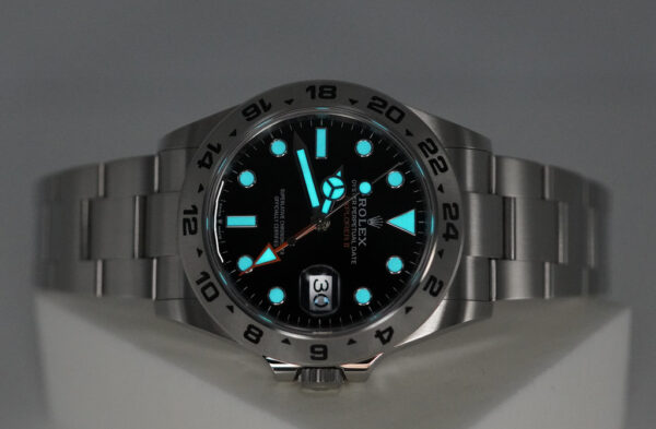Rolex 226570 EXPLORER 2 BLACK DIAL NEW MODEL 2021 WARRANTY FULL SET - Image 11