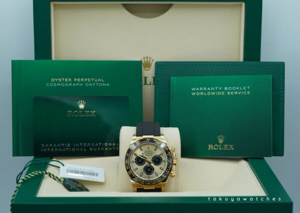 Rolex 116518LN DAYTONA PIKACHU 18K YELLOW GOLD OYSTERFLEX BAND 2022 FULL SET - Image 2