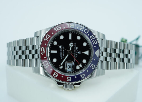 BRAND NEW Rolex 126710BLRO PEPSI GMT MASTER II RED BLUE JUBILEE BAND 2025 FULL SET - Image 9