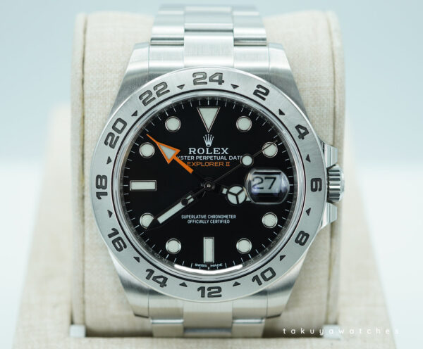 Rolex 216570 EXPLORER 2 STAINLESS STEEL BLACK DIAL 42MM 2020 FULL SET