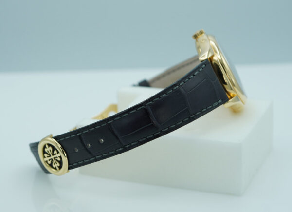 Patek PHILIPPE 5146J ANNUAL CALENDAR 18K YELLOW GOLD GREY DIAL SERVICED 2022 FULL SET - Image 5