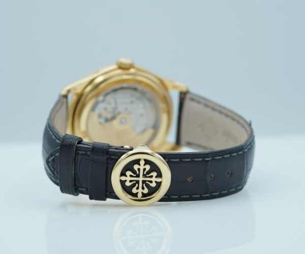 Patek PHILIPPE 5146J ANNUAL CALENDAR 18K YELLOW GOLD GREY DIAL SERVICED 2022 FULL SET - Image 7