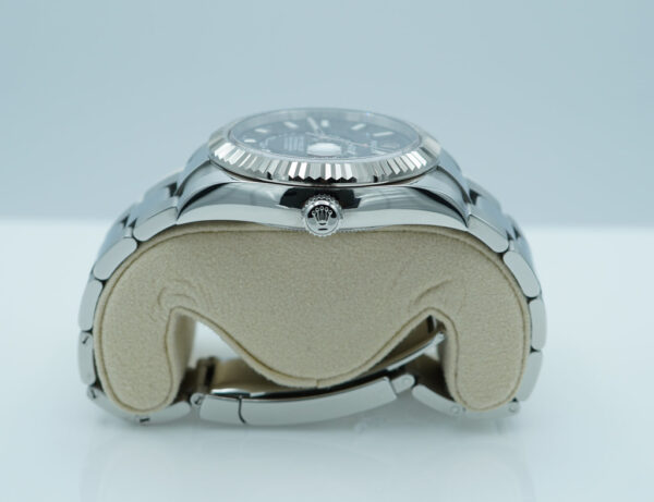 Rolex 326934 SKY-DWELLER BLACK DIAL OYSTER BAND 2021 WARRANTY FULL SET - Image 3