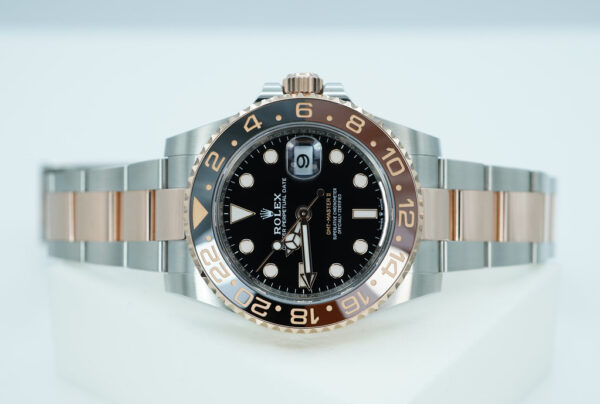 Rolex 126711CHNR GMT MASTER II ROOTBEER ROSE GOLD STEEL 2023 WARRANTY FULL SET - Image 10