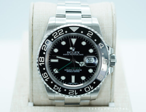 Rolex 116710LN GMT MASTER 2 BLACK CERAMIC BEZEL RSC SERVICED 2024 FULL SET