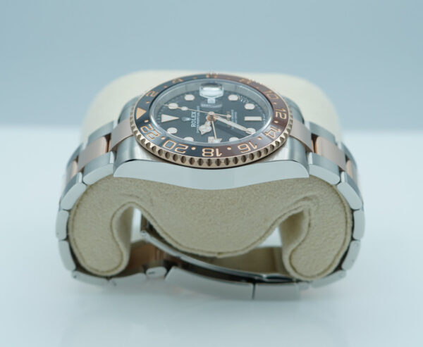 Rolex 126711CHNR GMT MASTER II ROOTBEER ROSE GOLD STEEL 2023 WARRANTY FULL SET - Image 3