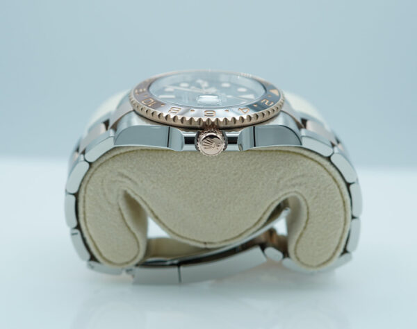 Rolex 126711CHNR GMT MASTER II ROOTBEER ROSE GOLD STEEL 2023 WARRANTY FULL SET - Image 4
