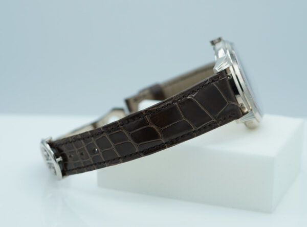 Patek PHILIPPE 5320G PERPETUAL CALENDAR 18K WHITE GOLD SALMON DIAL FULL SET - Image 5