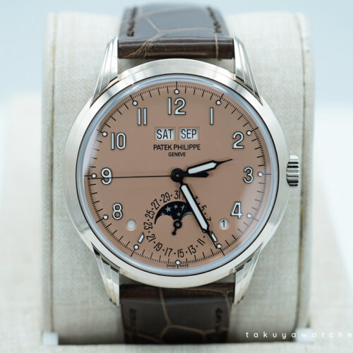 Patek PHILIPPE 5320G PERPETUAL CALENDAR 18K WHITE GOLD SALMON DIAL FULL SET