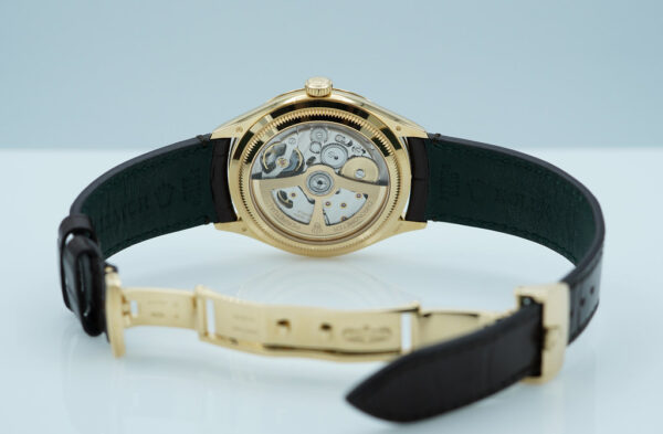 Rolex 52508 PERPETUAL 1908 YELLOW GOLD WHITE DIAL 2024 WARRANTY FULL SET - Image 8