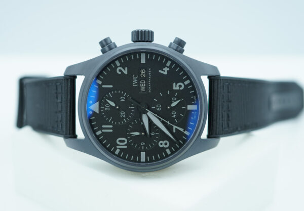 Iwc IW388106 PILOT WATCH CHRONOGRAPH TOP GUN CERATANIUM 2022 WARRANTY FULL SET - Image 10