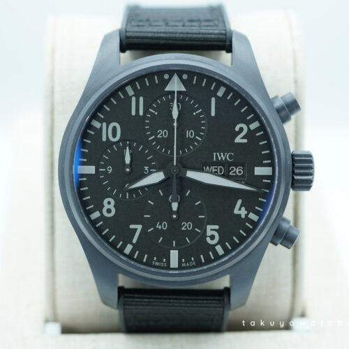 Iwc IW388106 PILOT WATCH CHRONOGRAPH TOP GUN CERATANIUM 2022 WARRANTY FULL SET