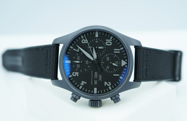 Iwc IW388106 PILOT WATCH CHRONOGRAPH TOP GUN CERATANIUM 2022 WARRANTY FULL SET - Image 9