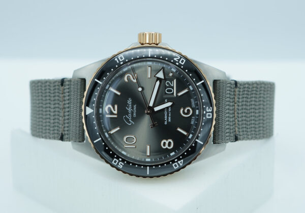 Glashutte ORIGINAL SeaQ PANORAMA DATE STEEL ROSE GOLD GREY DIAL 2022 FULL SET - Image 10