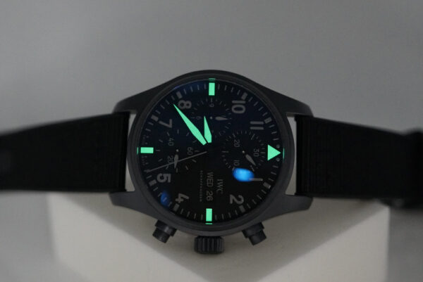 Iwc IW388106 PILOT WATCH CHRONOGRAPH TOP GUN CERATANIUM 2022 WARRANTY FULL SET - Image 11