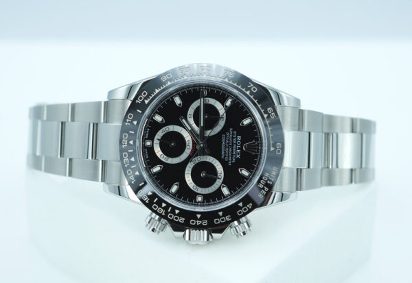 Rolex 116500LN COSMOGRAPH DAYTONA STEEL CERAMIC BEZEL BLACK DIAL 2021 WARRANTY FULL SET - Image 9