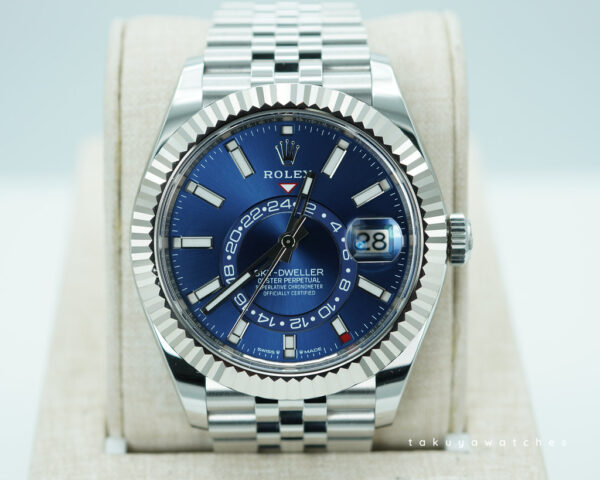 Rolex 336934 SKY-DWELLER BLUE DIAL JUBILEE BAND NEW MODEL 2024 FULL SET