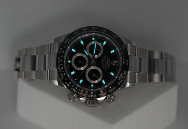 Rolex 116500LN COSMOGRAPH DAYTONA STEEL CERAMIC BEZEL BLACK DIAL 2021 WARRANTY FULL SET - Image 11