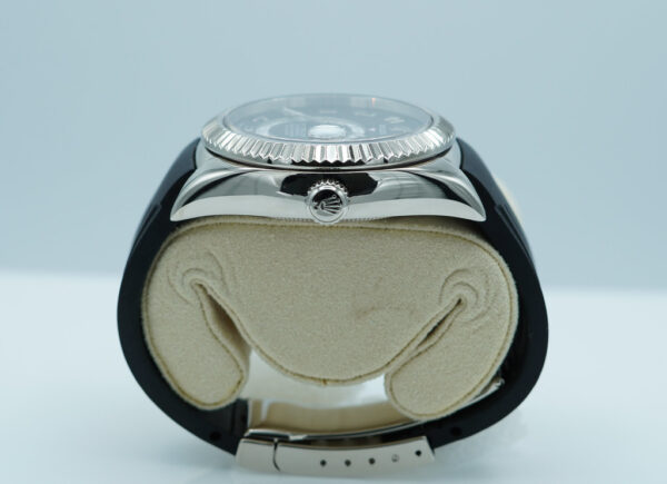 Rolex 326139 SKY-DWELLER 18K WHITE GOLD BLACK ARABIC DIAL SERVICED BOXES PAPERS - Image 3