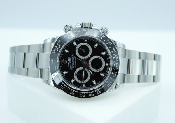 Rolex 116500LN COSMOGRAPH DAYTONA STEEL CERAMIC BEZEL BLACK DIAL 2021 WARRANTY FULL SET - Image 10