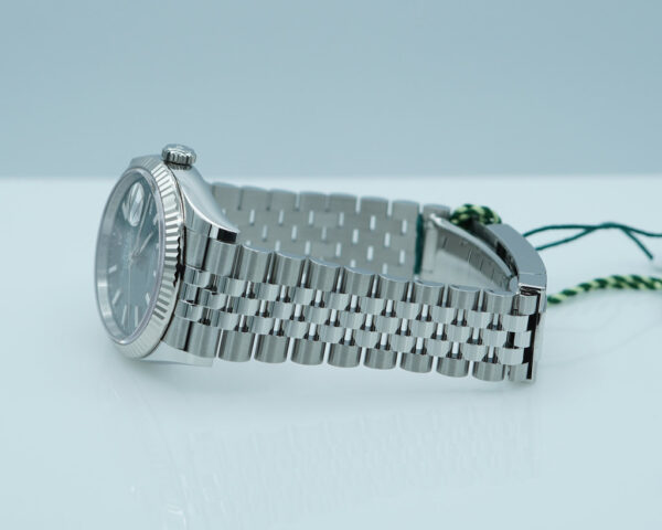 BRAND NEW Rolex 126234 DATEJUST 36 FLUTED BEZEL MINT GREEN DIAL JUBILEE 2025 FULL SET - Image 6