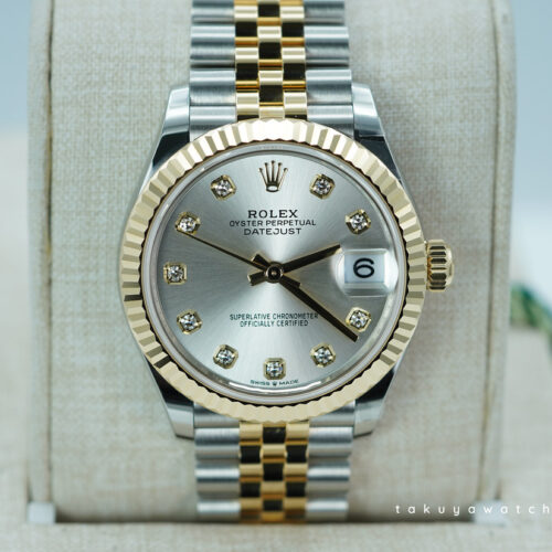 BRAND NEW Rolex 278273 DATEJUST 31 TWO TONE SILVER DIAMOND DIAL JUBILEE 2025 FULL SET