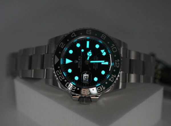 BRAND NEW Rolex 126720VTNR GMT MASTER 2 LEFTY SPRITE GREEN BLACK BEZEL 2025 FULL SET - Image 11