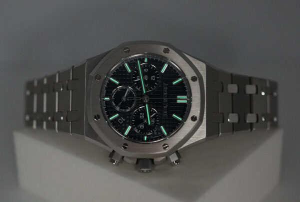 Audemars PIGUET ROYAL OAK CHRONOGRAPH 26715ST BLUE DIAL AP SERVICED FULL SET - Image 11