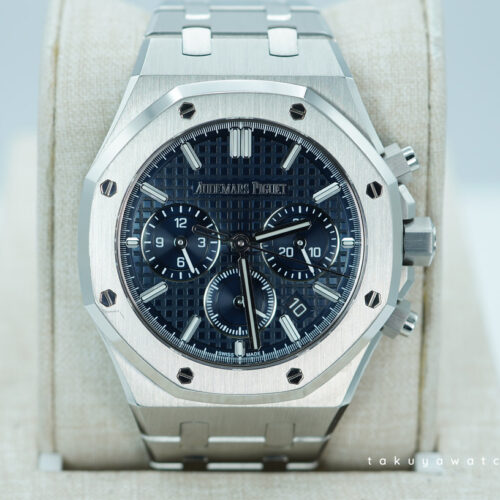 Audemars PIGUET ROYAL OAK CHRONOGRAPH 26715ST BLUE DIAL AP SERVICED FULL SET