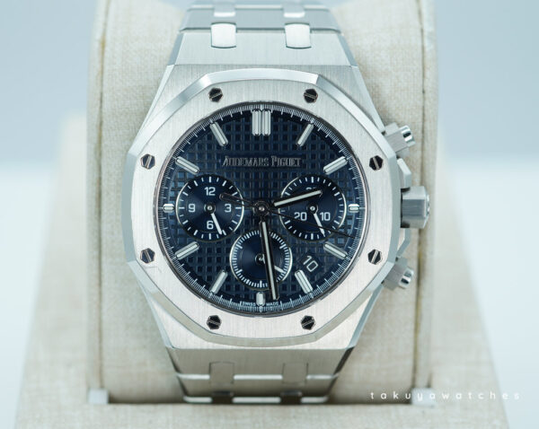 Audemars PIGUET ROYAL OAK CHRONOGRAPH 26715ST BLUE DIAL AP SERVICED FULL SET