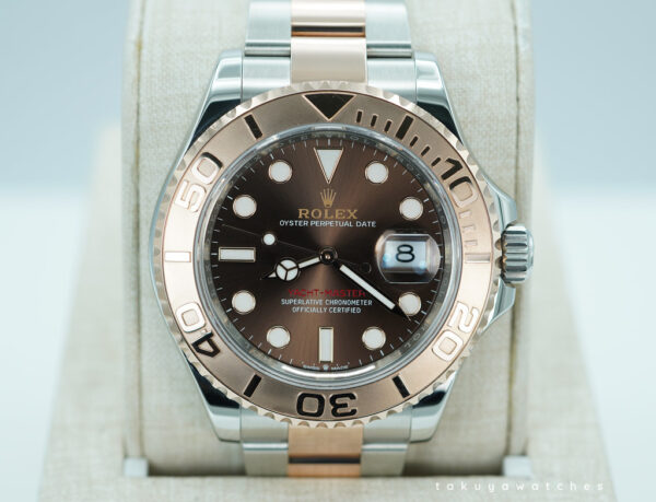 Rolex 126621 YACHTMASTER 18K ROSE GOLD STEEL CHOCOLATE DIAL 40MM 2024 FULL SET