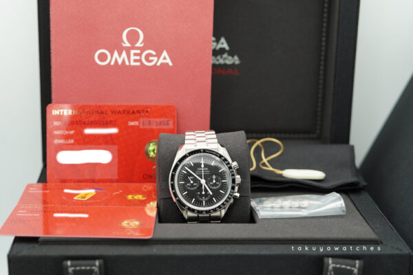 Omega SPEEDMASTER PROFESSIONAL MOONWATCH 3861 SAPPHIRE 2025 WARRANTY FULL SET - Image 2