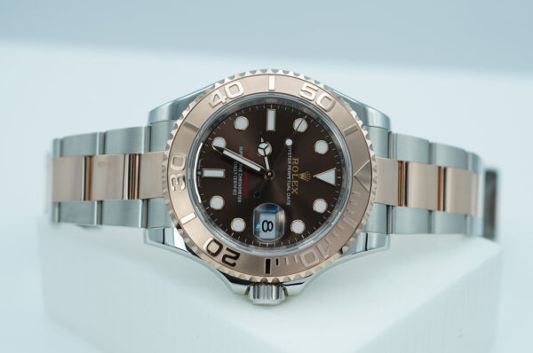 Rolex 126621 YACHTMASTER 18K ROSE GOLD STEEL CHOCOLATE DIAL 40MM 2024 FULL SET - Image 9