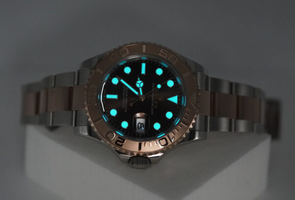 Rolex 126621 YACHTMASTER 18K ROSE GOLD STEEL CHOCOLATE DIAL 40MM 2024 FULL SET - Image 11