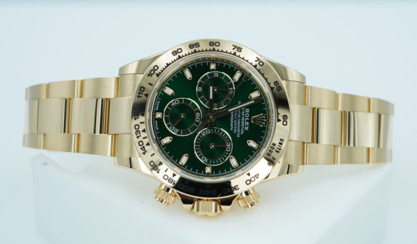 Rolex 116508 DAYTONA JOHN MAYER 18K YELLOW GOLD GREEN DIAL 2024 FULL SET - Image 9
