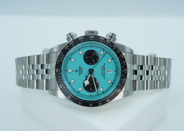 Tudor 79360N BLACK BAY CHRONOGRAPH FLAMINGO BLUE DIAL 2025 FULL SET - Image 10
