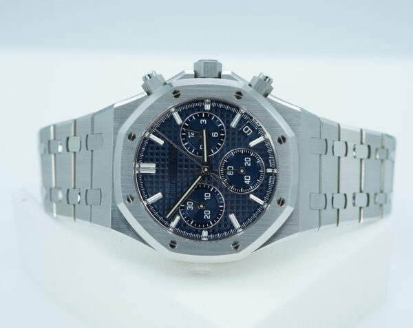 Audemars PIGUET ROYAL OAK CHRONOGRAPH 50TH ANNIVERSARY 26240ST BLUE NUIT DIAL FULL SET - Image 10