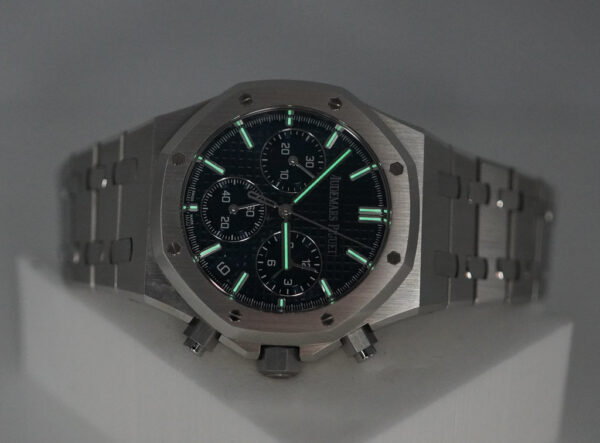 Audemars PIGUET ROYAL OAK CHRONOGRAPH 50TH ANNIVERSARY 26240ST BLUE NUIT DIAL FULL SET - Image 11