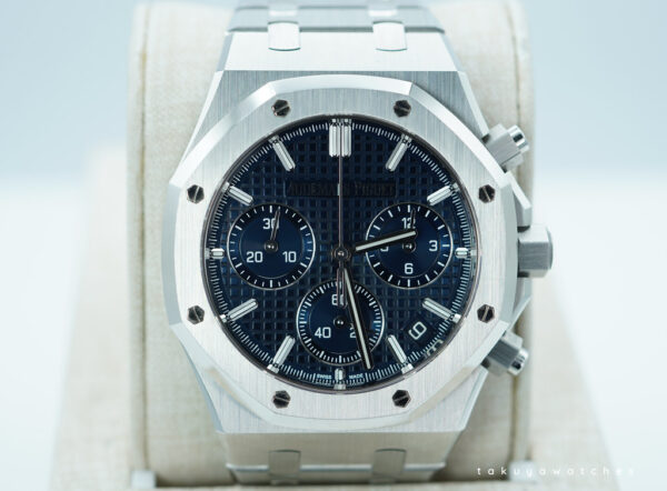 Audemars PIGUET ROYAL OAK CHRONOGRAPH 50TH ANNIVERSARY 26240ST BLUE NUIT DIAL FULL SET