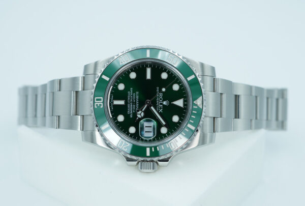 Rolex 116610LV SUBMARINER HULK GREEN DIAL GREEN BEZEL CPO 2025 WARRANTY - Image 9