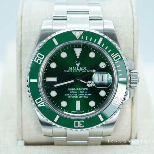 Rolex 116610LV SUBMARINER HULK GREEN DIAL GREEN BEZEL CPO 2025 WARRANTY