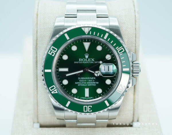 Rolex 116610LV SUBMARINER HULK GREEN DIAL GREEN BEZEL CPO 2025 WARRANTY
