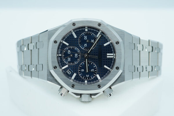 Audemars PIGUET ROYAL OAK CHRONOGRAPH 50TH ANNIVERSARY 26240ST BLUE NUIT DIAL FULL SET - Image 9