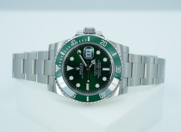 Rolex 116610LV SUBMARINER HULK GREEN DIAL GREEN BEZEL CPO 2025 WARRANTY - Image 10