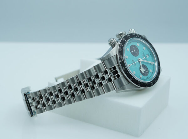 Tudor 79360N BLACK BAY CHRONOGRAPH FLAMINGO BLUE DIAL 2025 FULL SET - Image 5